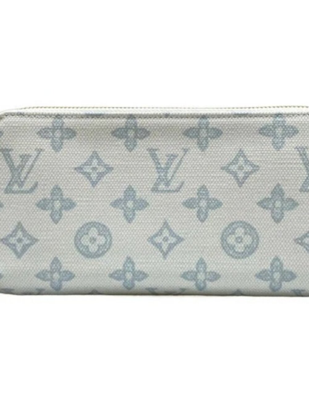 LOUIS VUITTON Zippy Wallet M27686 Blue Courier RFID : confirmed Long Wallet